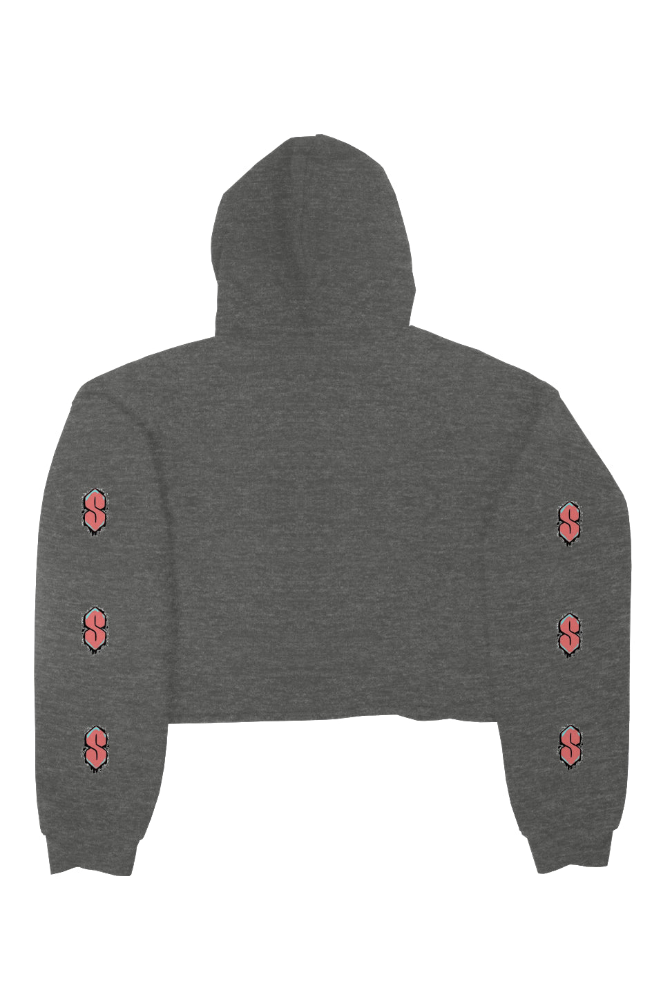 women's crop fleece hoodie