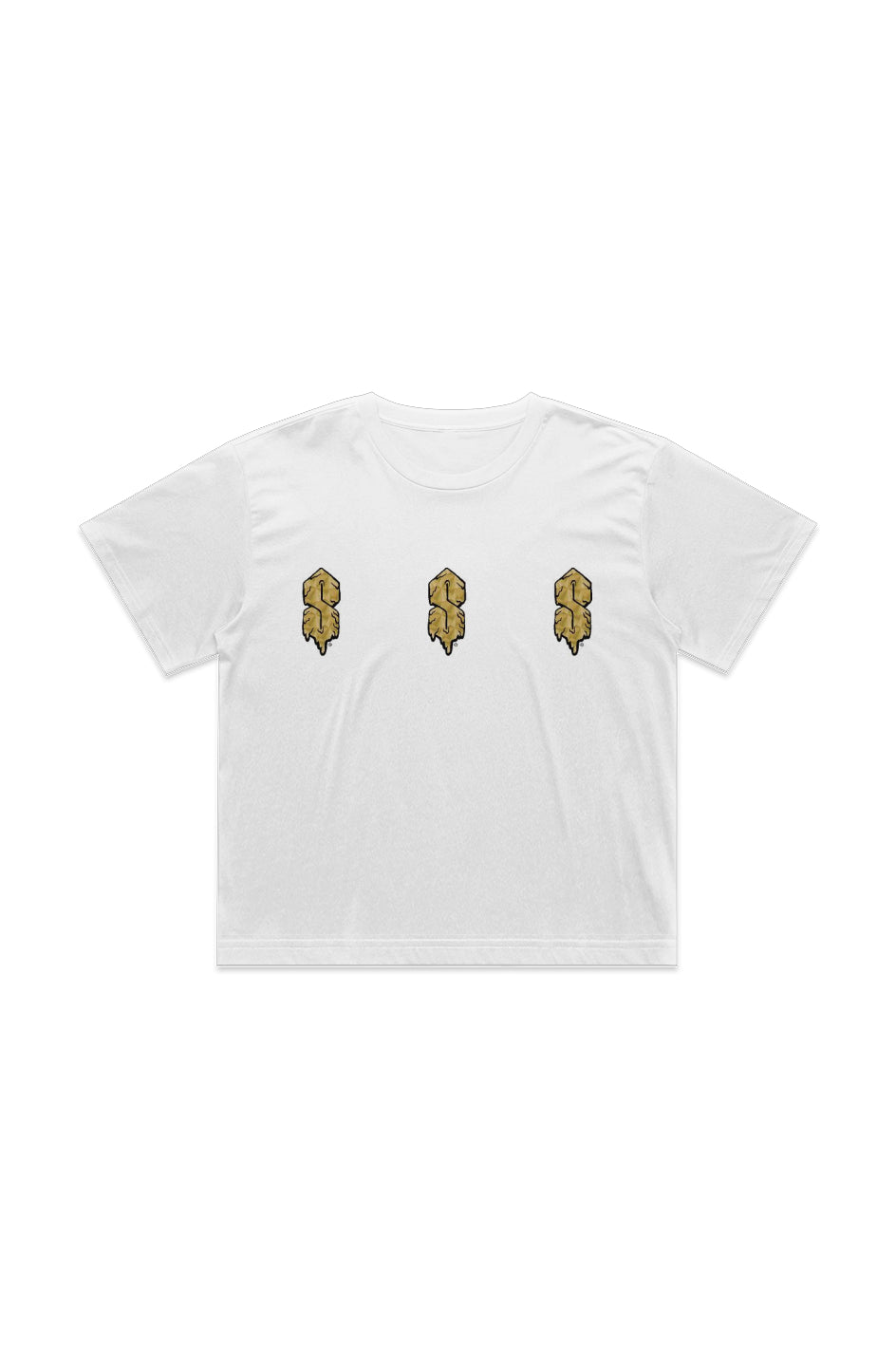 Women's Gold Collection Crop Tee