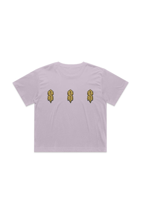 Women's Gold Collection Crop Tee